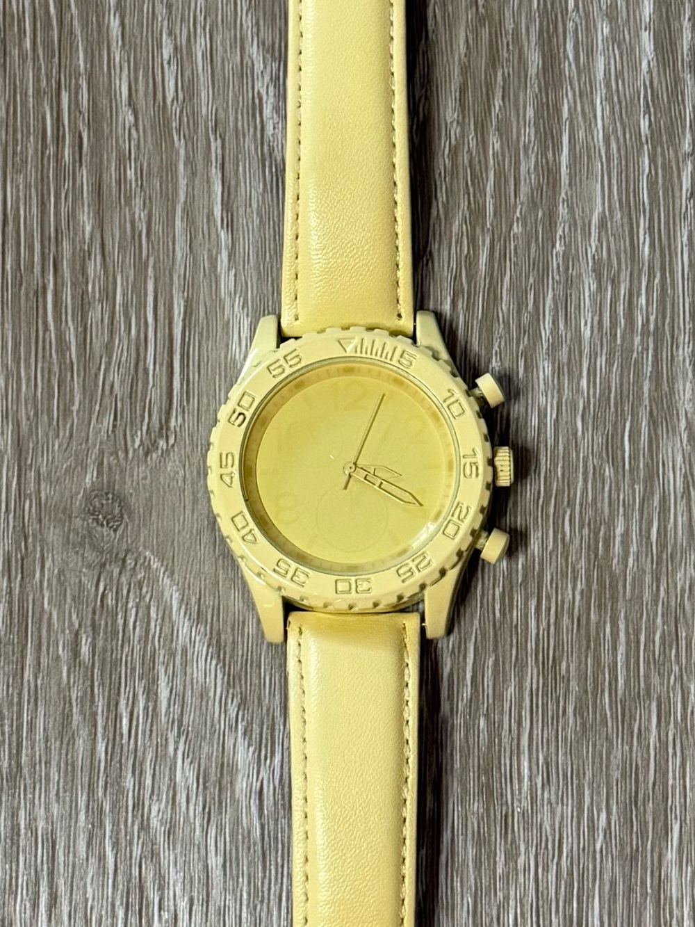 Yellow Statement Watch Oversized